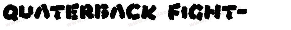 Quaterback Fight字体转换